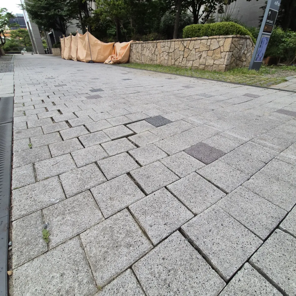 보도블럭시공 상담 아파트단지 보도블럭교체