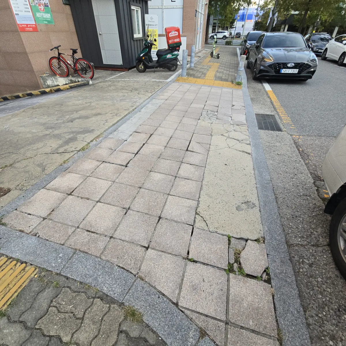 보도블럭시공 연관 서비스 보도블럭 시공비용 현장 사진